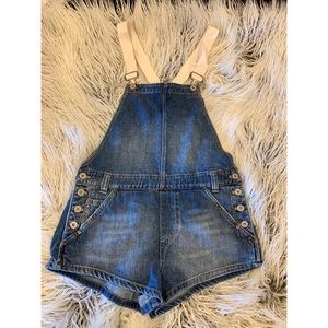 Free People overall shorts like new